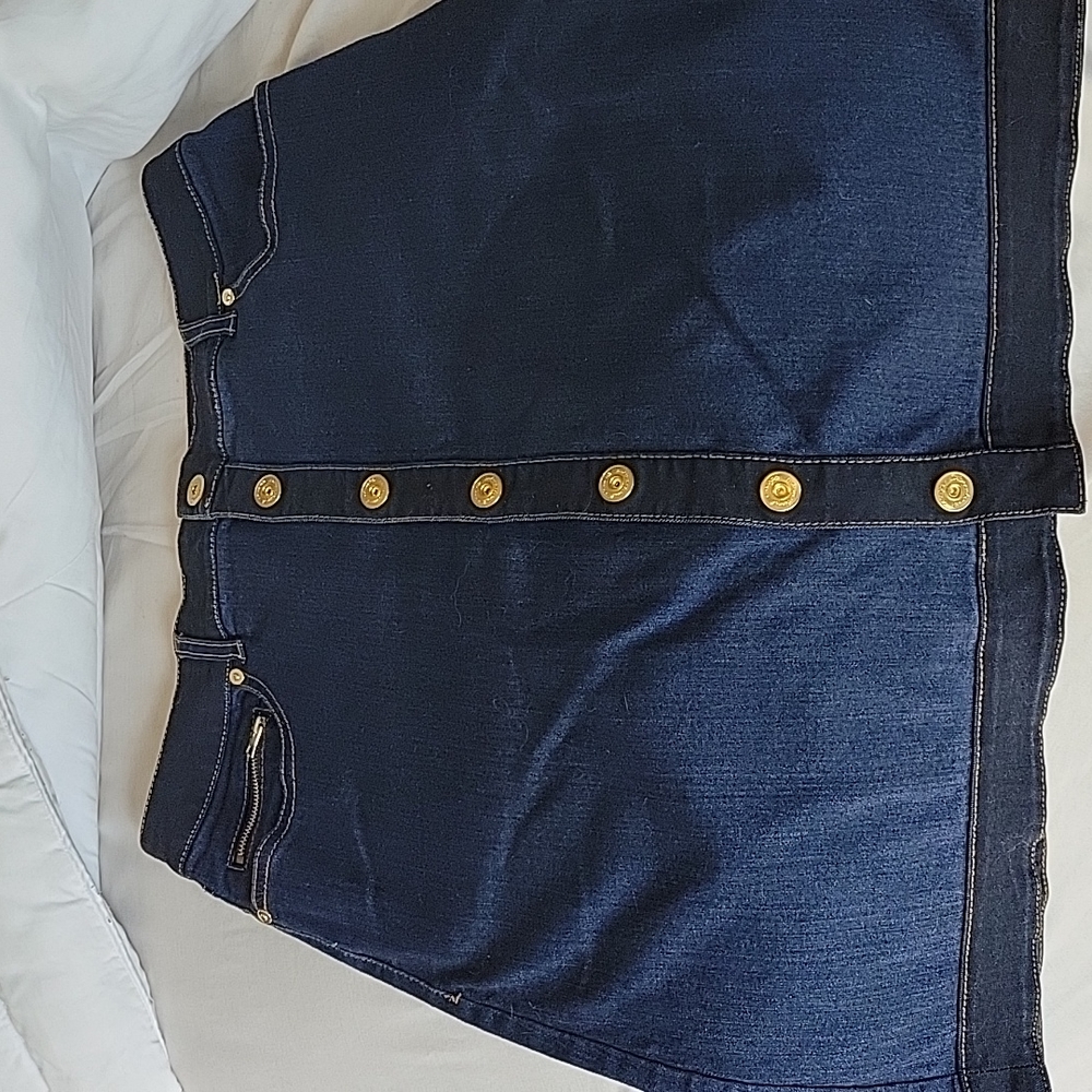Inc jean skirt